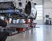 Laser Scanning an Exposed Car Chassis