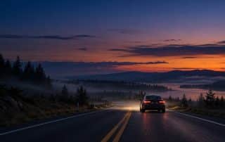 Night driving safety: glare, fatigue, and reaction time.